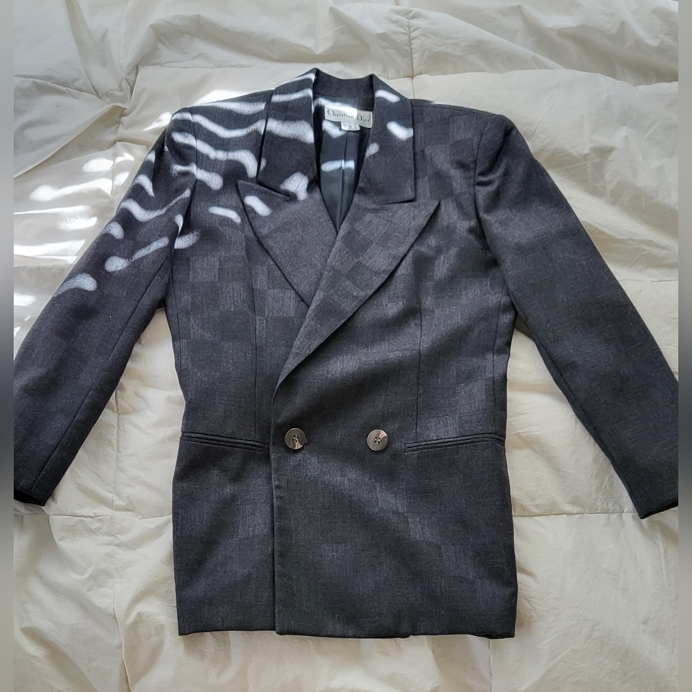 Vintage size 4 wool Christian Dior Blazer